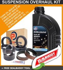 Fork Suspension Seals Bushes Tool Oil for Yamaha XJ600 S Diversion 92-97