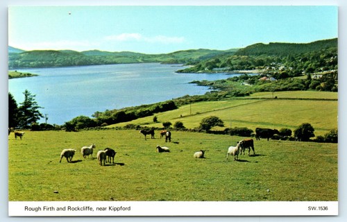Postcard kippford rough firth - postcard,