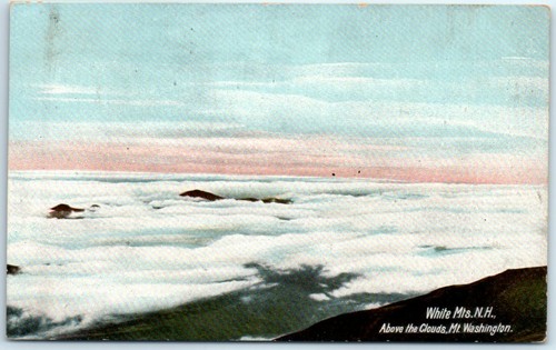Postcard white mountains - -,