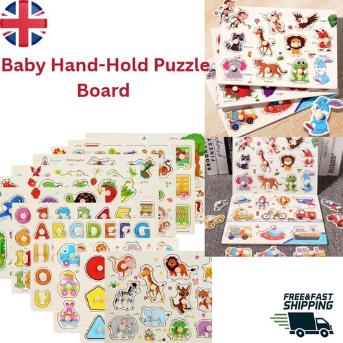 Wooden puzzle baby kids - wooden,