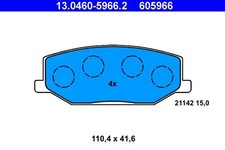 Brake pads 13.0460-5966.2 ATE