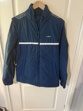 Chervo Golf Water Proof Convertible Gillet Jacket Men Large Blue