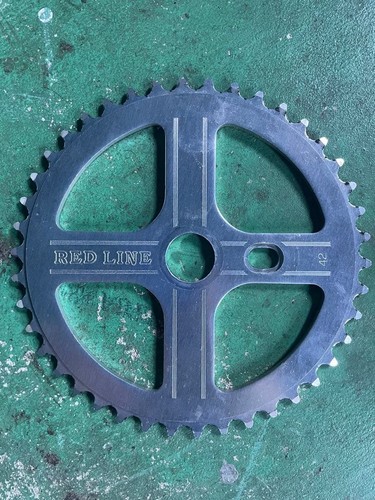 Red line 42t - red, chainring