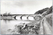 Vintage Postcard Duchess Bridge Alnmouth England River Scene