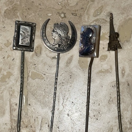 Antique hat pins - 4,
