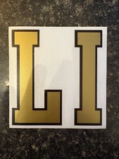 LI LETTER STICKER FITS