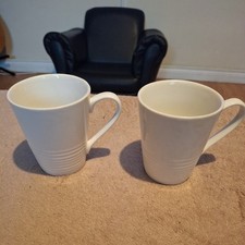 MAXWELL WILLIAMS WHITE BASICS MUGS X 2