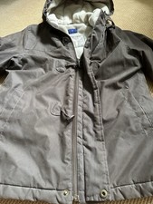 Boys Brown Hooded Padded Winter Warm Coat