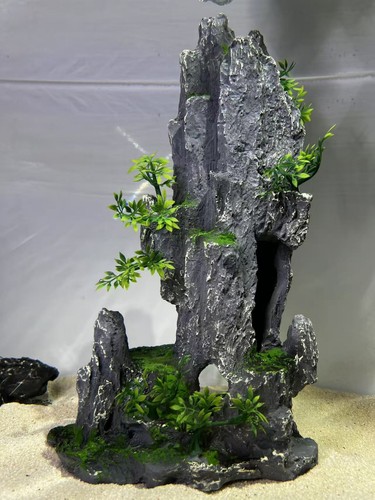 Large rock mountain aquarium - large,