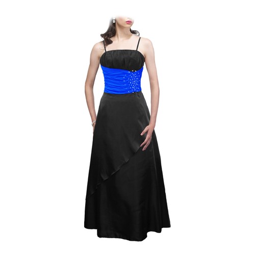 Satin diamante beaded cocktail - diamante,