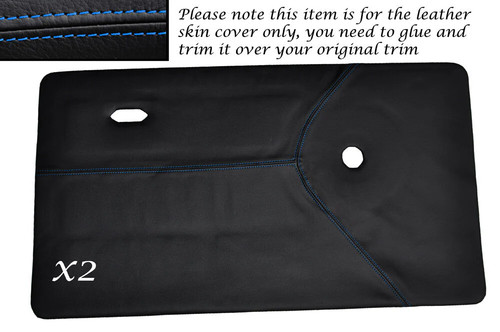 Blue stitch front - stitch, 2x