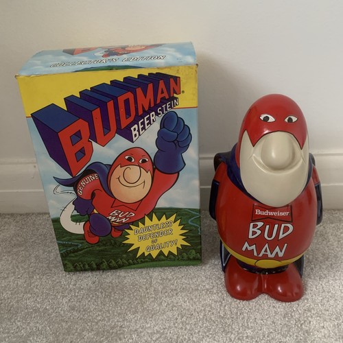 Budweiser bud man - beer, stein