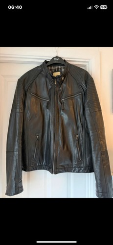 Leather men fashion bike - leather, men’s