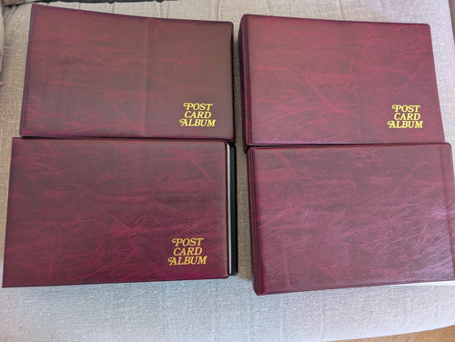 Postcard collectors binder - postcard,