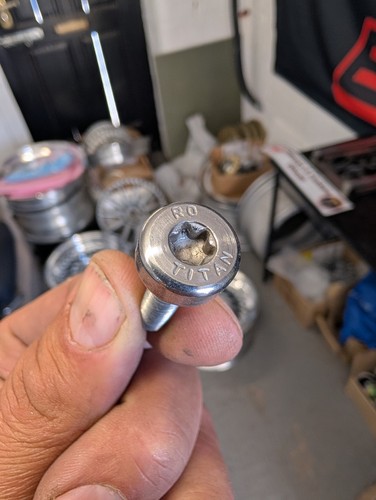 Titanium bolt hartge - titanium, ac
