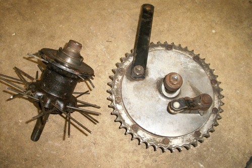 Bsa rear quick detachable - rear, hub