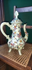 DELFT - Very Rare Vintage 4 Footed China Coffee Pot Excellent Condition