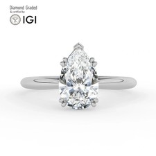 Pear Diamond Engagement Ring