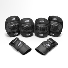 Osprey 6pc Elbow, Knee & Wrist Protective Skateboard Pad Set