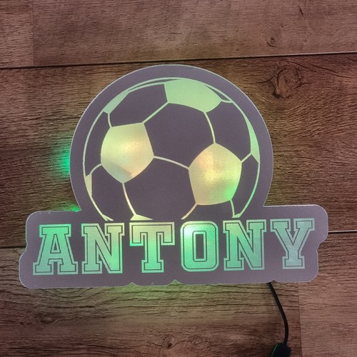 Football rainbow led light - rainbow, up
