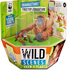WWF Wild Scenes Grow and Play Action Figures and Plants Collectible
