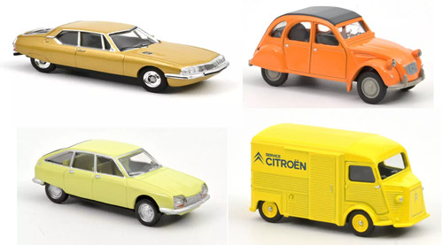 Set citroën 2cv sm gs - sm,,