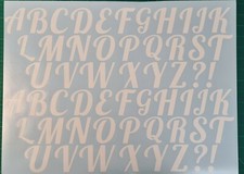 LETTER Vinyl Decal A to Z