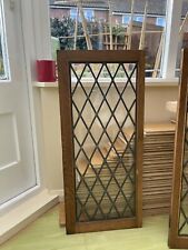 architectural Salvage Diamond Lead Wood Doors