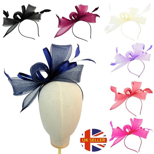 Women fascinator hat flower - fascinator,