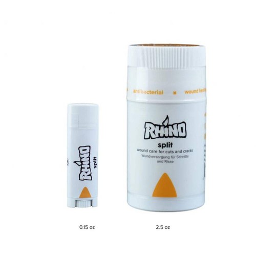 Rhino skin split - &,
