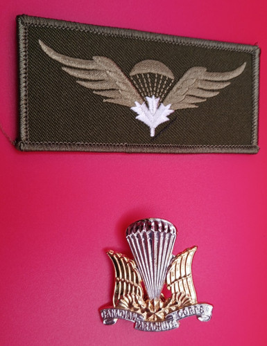 Canadian airborne badge and - airborne,
