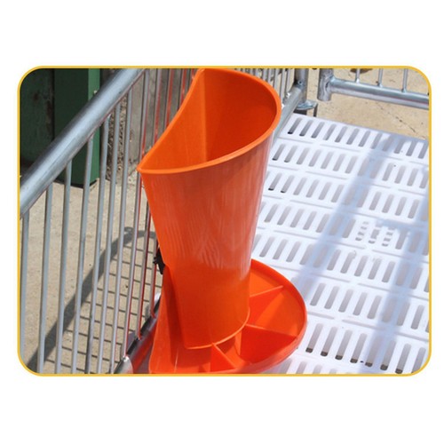 Wall mounted pig feeder - wall,