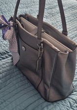 Coach Pewter Peyton Leather