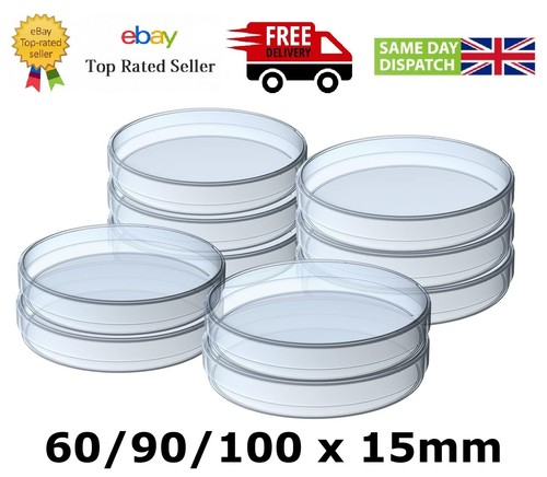 Sterile plastic petri dishes - plastic,