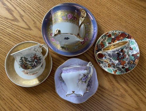 Set mismatched tea - of,