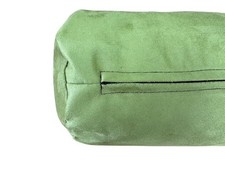 Faux Suede Bolster Cushion - Firm Filled With Polyester Fibre - Machine Washable