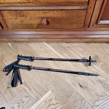 Leki Sport Walker Swiss Quality Adjustable Walking Hiking Poles 140cm Black 