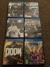  6 PlayStation 4 Games bundle