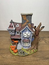 Vintage PartyLite Ghostly Tealight Halloween Haunted House Retired No Box