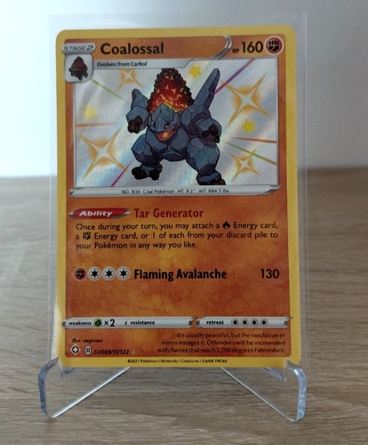 Pokemon coalossal sv069 sv122 - pokemon,