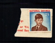 GB NATIONAL SAVINGS STAMPS 2S  6D  PRINCECHARLES MTD