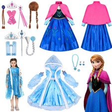Kids Girls Anna Elsa Princess