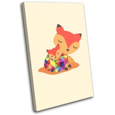 Fox Cute Colourful For Kids