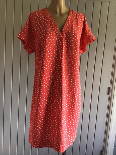 Ladies linen blend dress - blend,