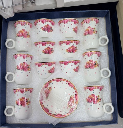Turkish tea set - , floral