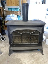 Cast Iron Wood Burning Stove Indoor, Black