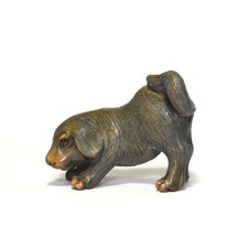 Netsuke Dog Japanese Boxwood