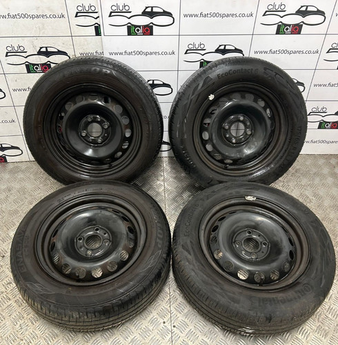 Fiat 500 inch steel wheels - 500,