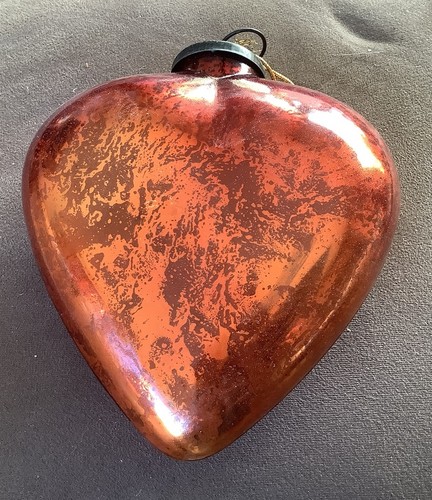 Decorative glass heart - decorative,