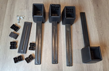 LAMGHAM Adjustable Linked Chair Raiser Riser Kit Black P2090